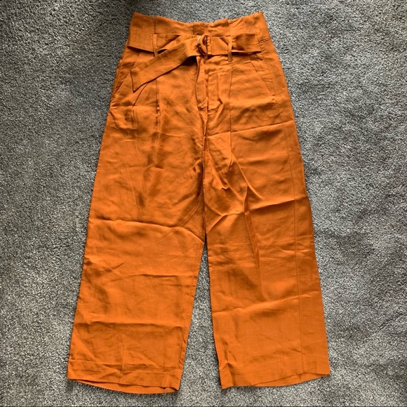 & other stories wide leg belted trouser - Picture 1 of 10